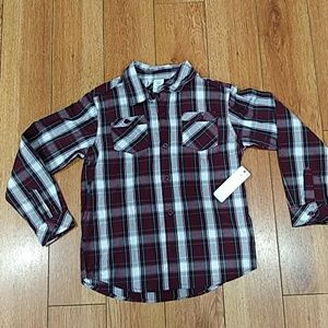 New Boys TOUGHSKINS Long Sleeve Shirt